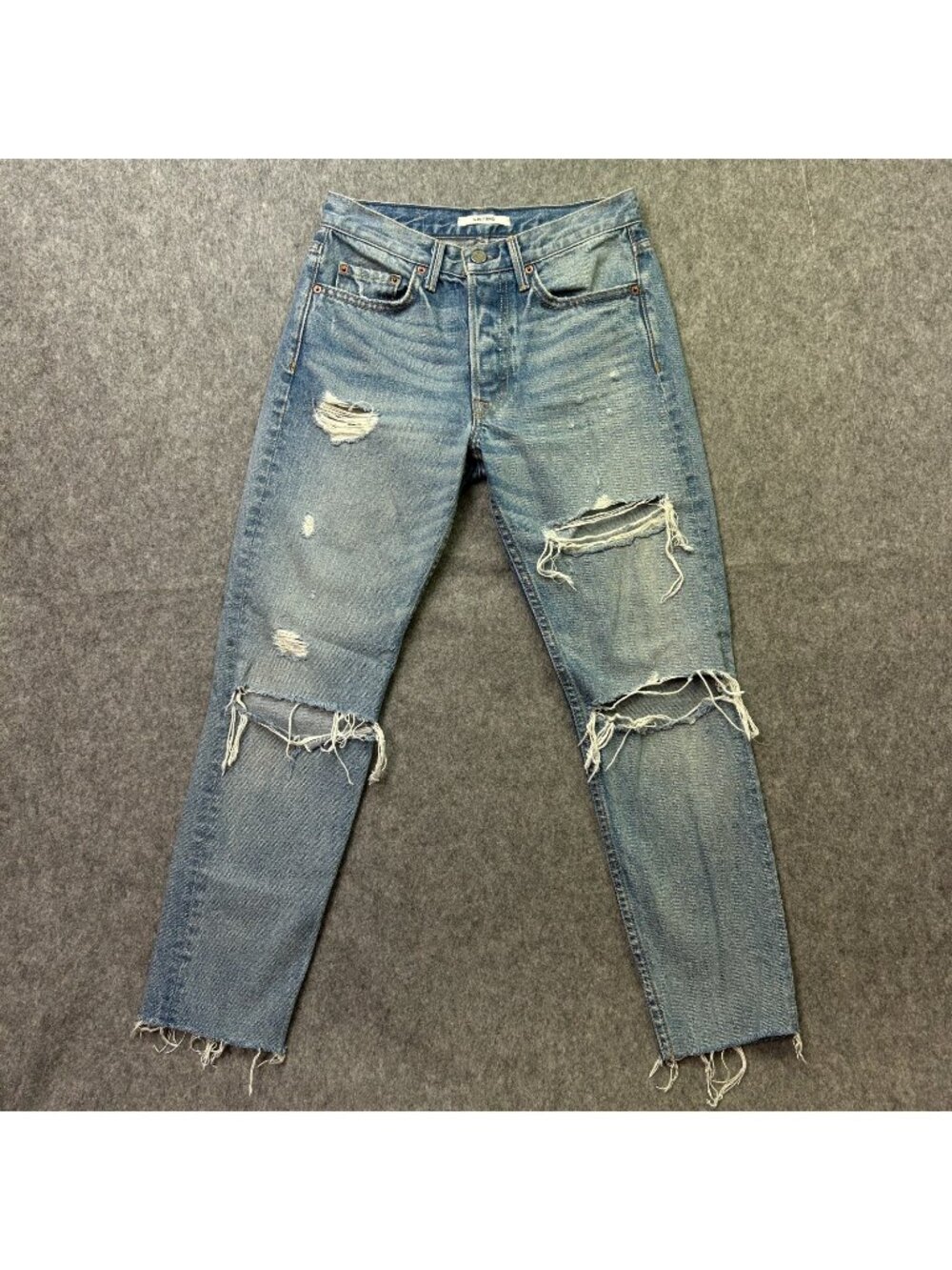 GRLFRND Karolina High Rise Straight Crop Jeans Women's Sz 26 A Little More Love